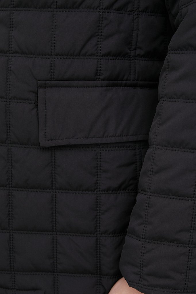 Утепленная куртка без меха мужская, Модель FBC21006, Фото №6