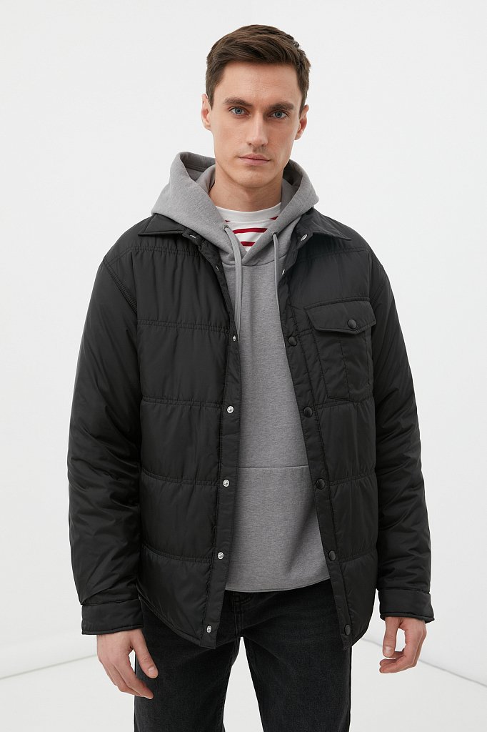 Утепленная куртка мужская, Модель FBC21007, Фото №1