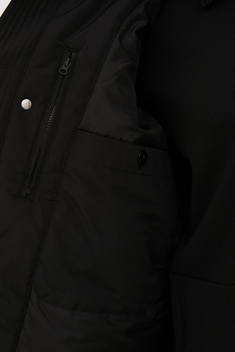 Утепленная куртка без меха мужская, Модель FBC21010, Фото №4