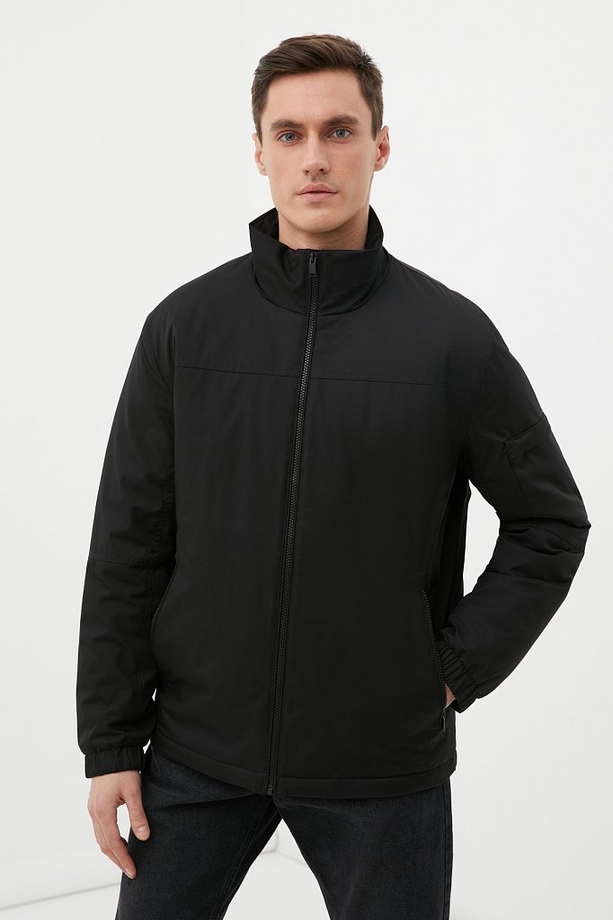 Утепленная куртка без меха мужская, Модель FBC21011, Фото №1