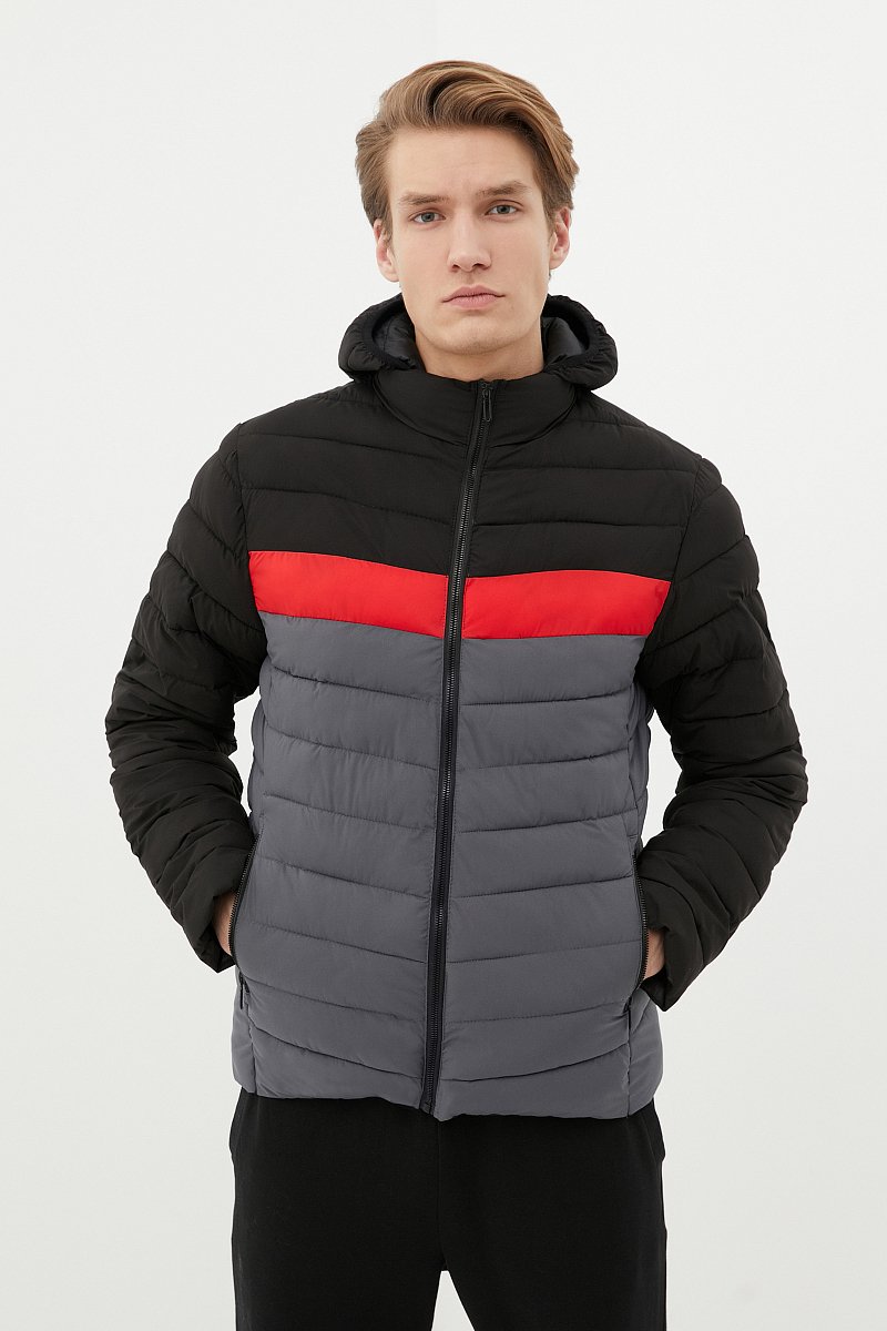 Легкая утепленная куртка мужская, Модель FBC21057C, Фото №1