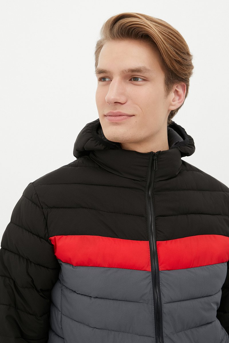 Легкая утепленная куртка мужская, Модель FBC21057C, Фото №6