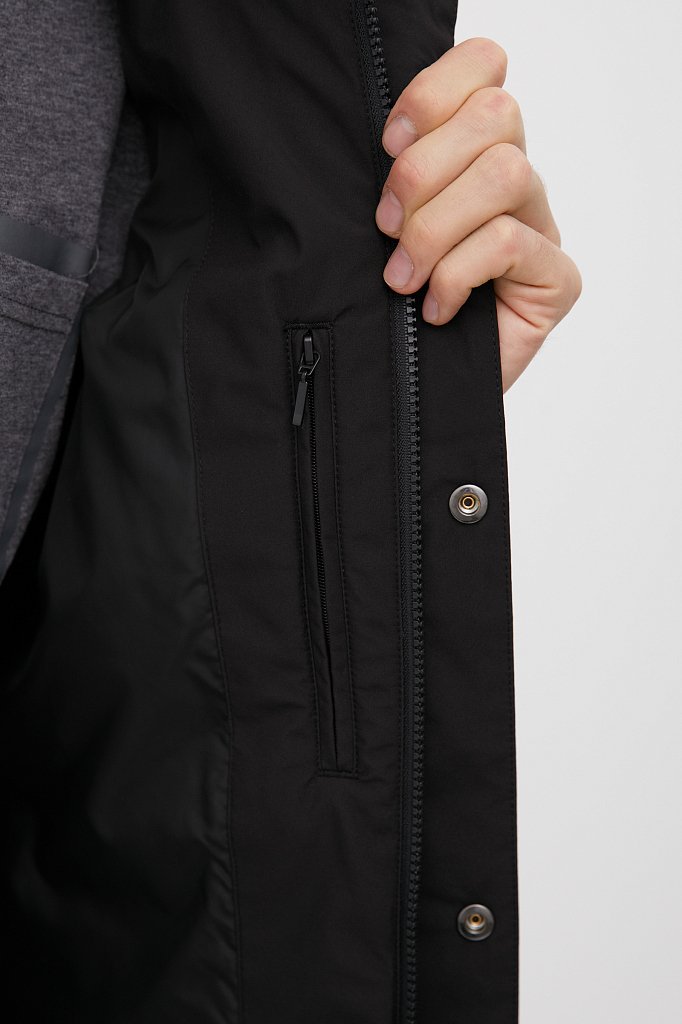 Утепленная куртка с капюшоном, Модель FBC23060, Фото №5