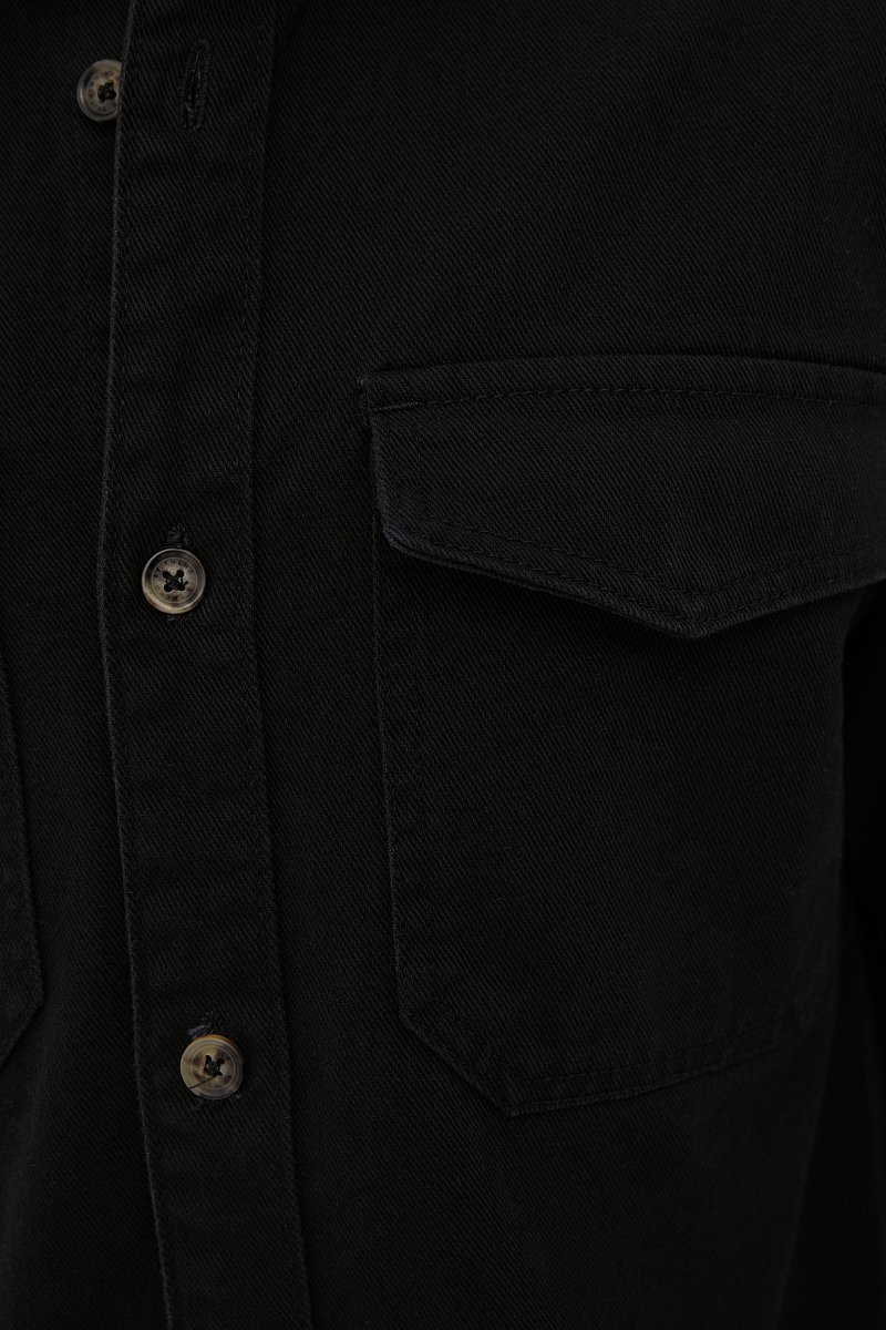 Рубашка мужская из денима, Модель FBC25007, Фото №6