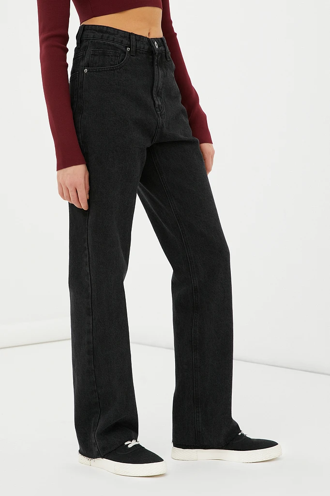Джинсы straight fit женские, Модель FBC15024, Фото №4