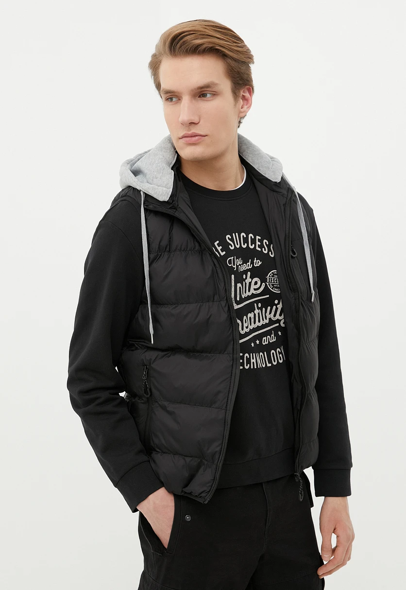 Утепленный мужской жилет стиля casual, Модель FBC21062C, Фото №3