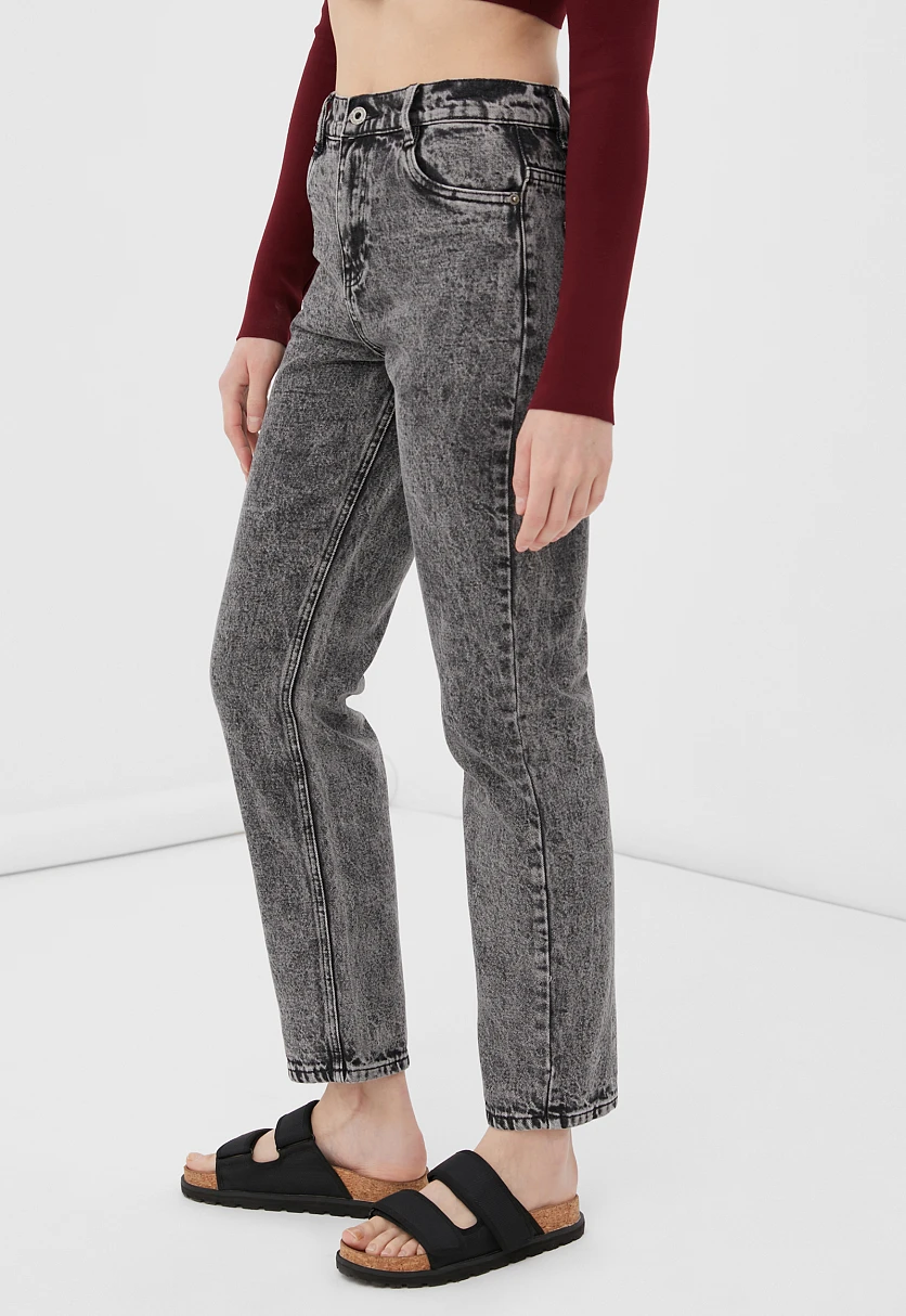 Джинсы straight fit женские, Модель FBC15009, Фото №4