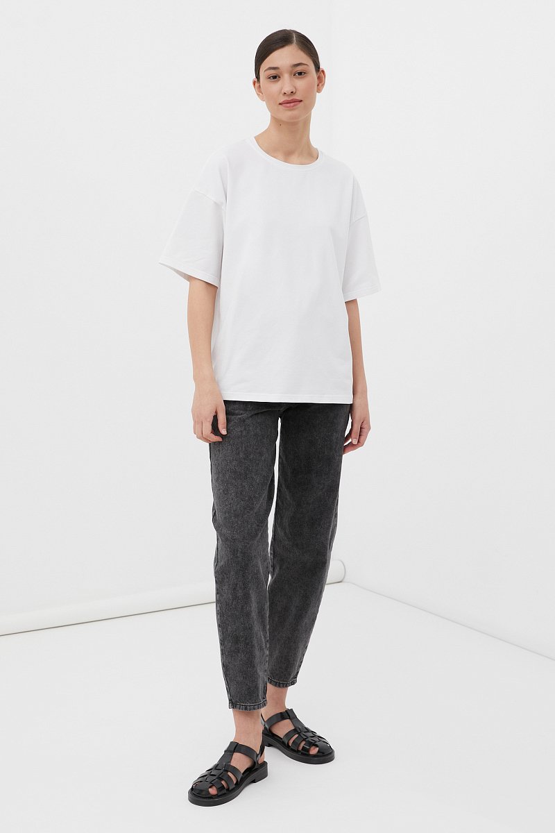 Джинсы женские tapered fit, Модель FBC15023, Фото №1