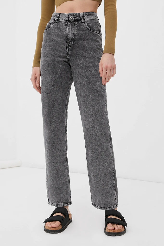 Джинсы straight fit женские, Модель FBC15014, Фото №2