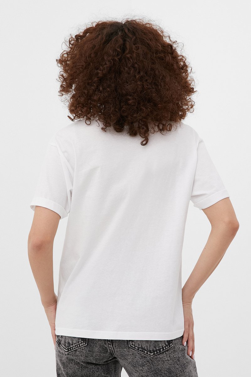 Футболка oversize с принтом, Модель FBC11087-2P, Фото №4