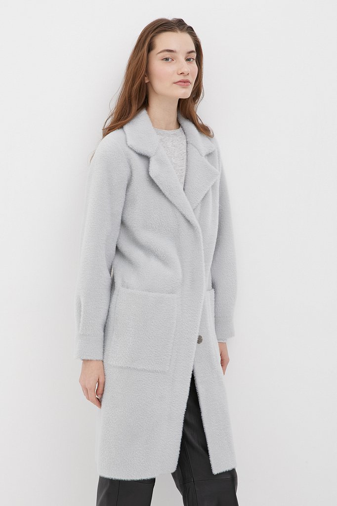 Трикотажное пальто женское, Модель FBC11149, Фото №3