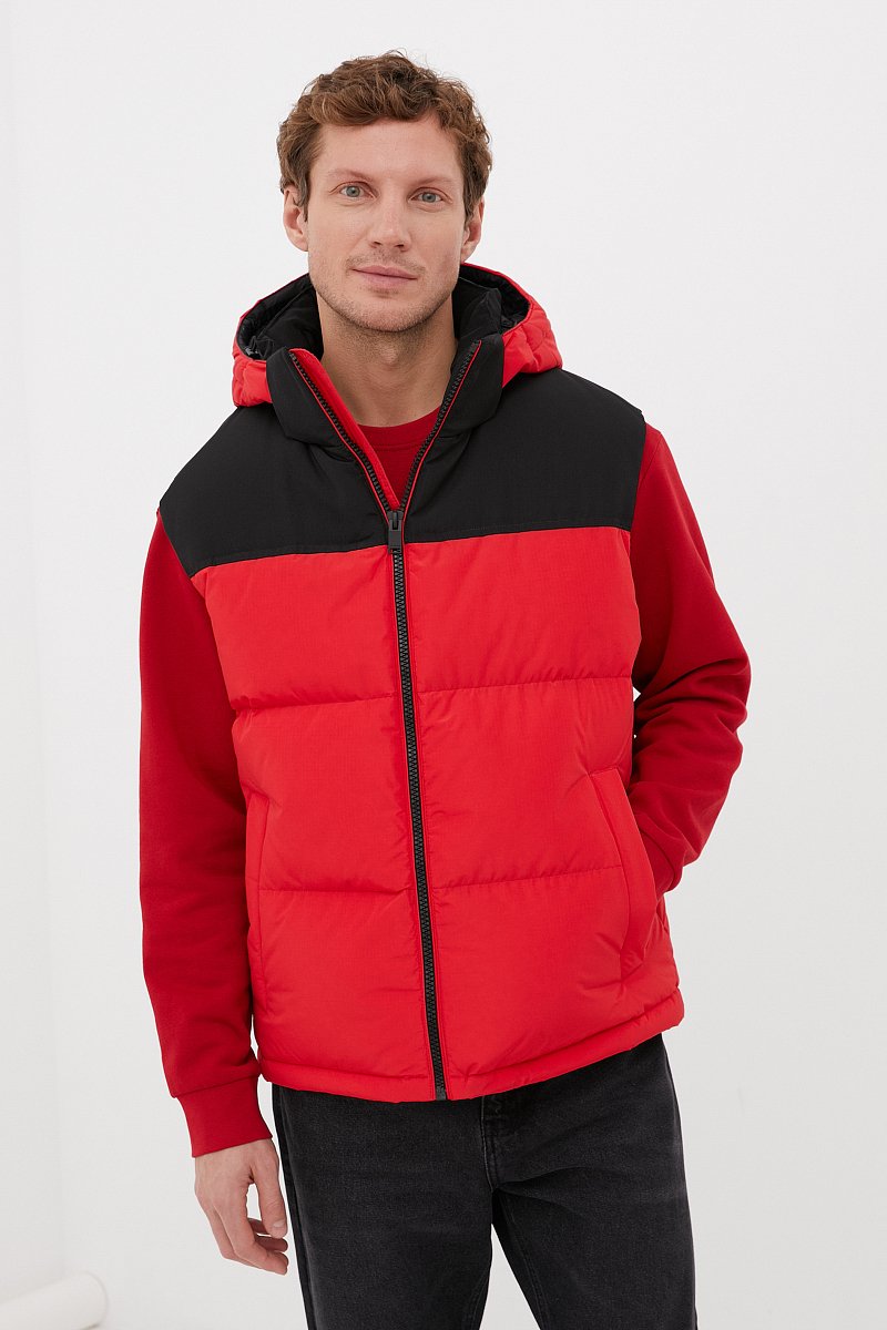 Утепленный мужской жилет стиля casual, Модель FBC23059, Фото №1