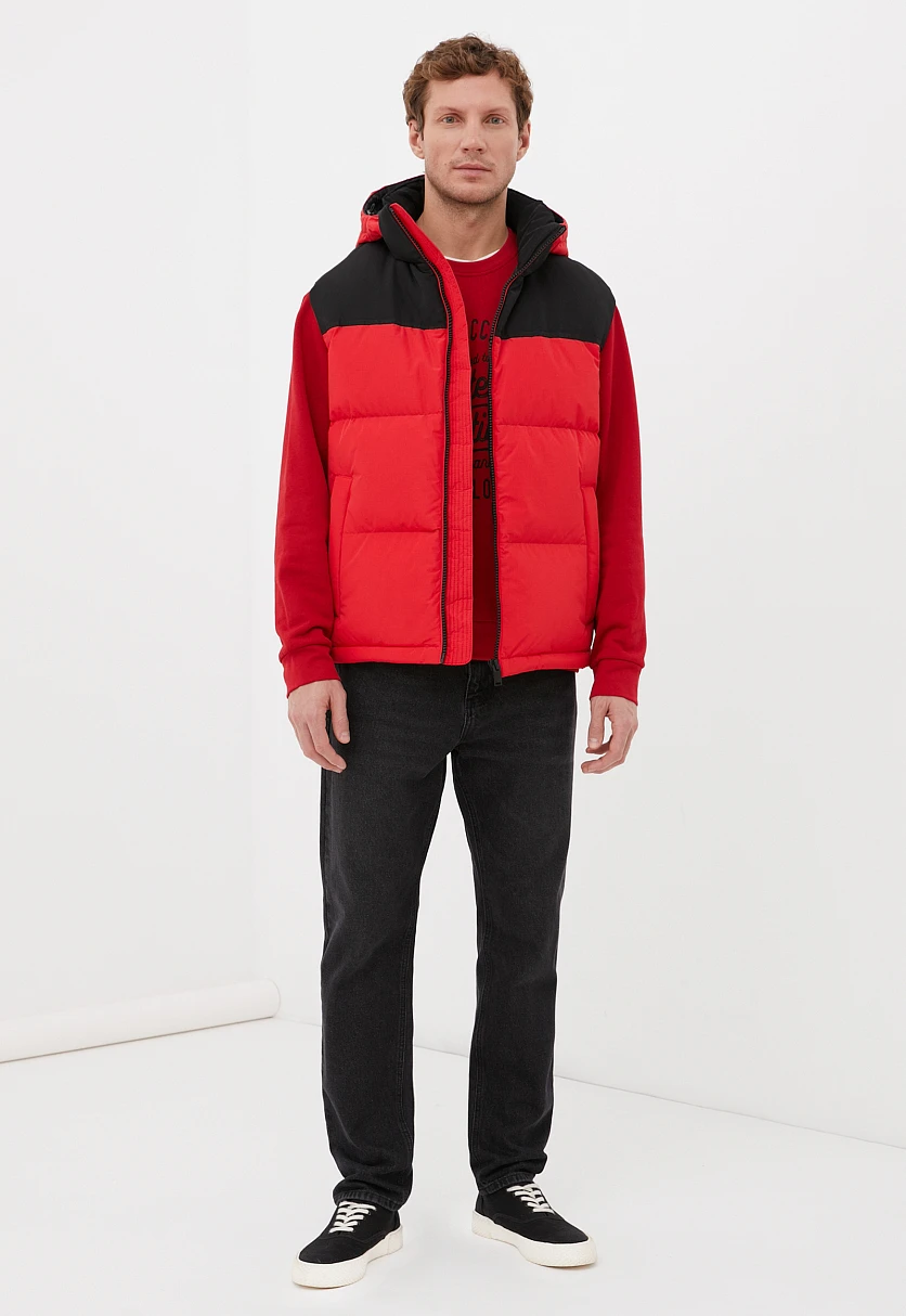 Утепленный мужской жилет стиля casual, Модель FBC23059, Фото №2