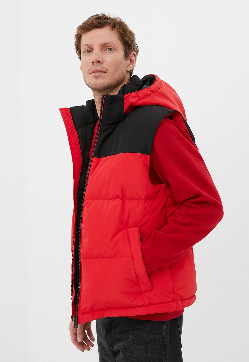 Утепленный мужской жилет стиля casual, Модель FBC23059, Фото №3