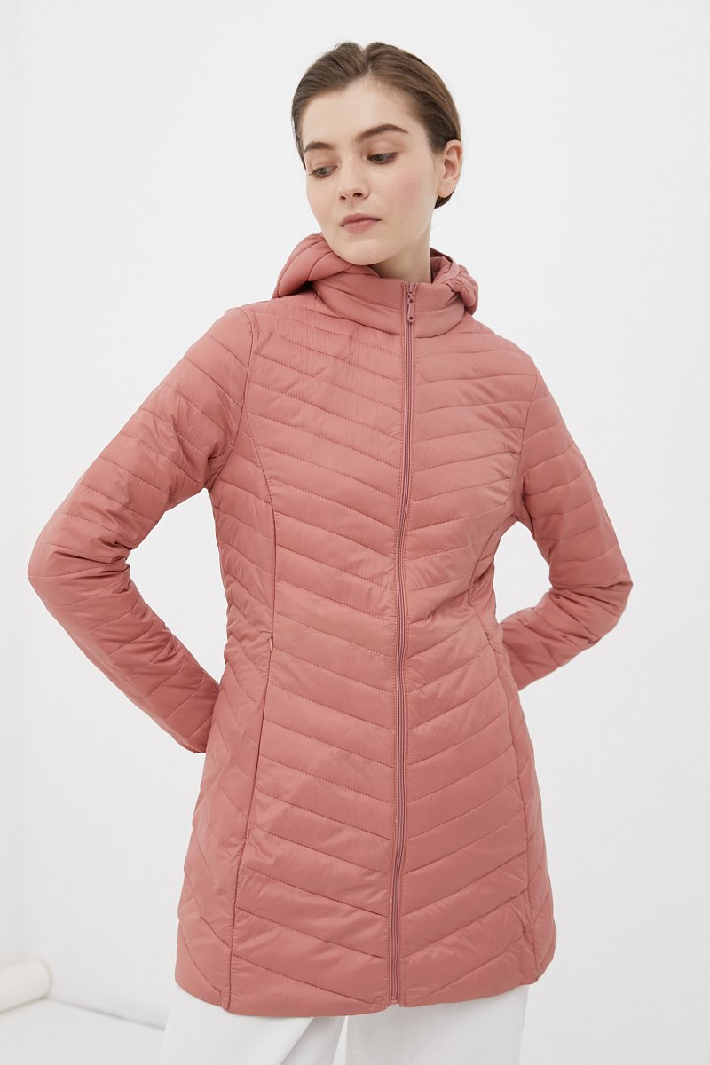 Легкое утепленное пальто женское, Модель FBC110145C, Фото №1
