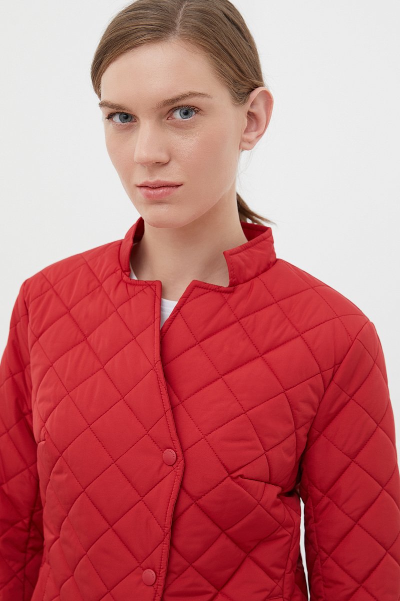 Утепленная женская стеганая куртка, Модель FBC11010, Фото №5