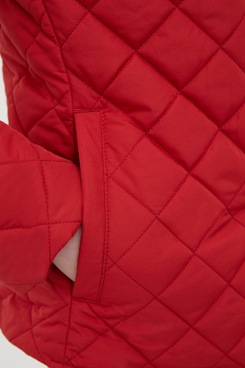 Утепленная женская стеганая куртка, Модель FBC11010, Фото №6