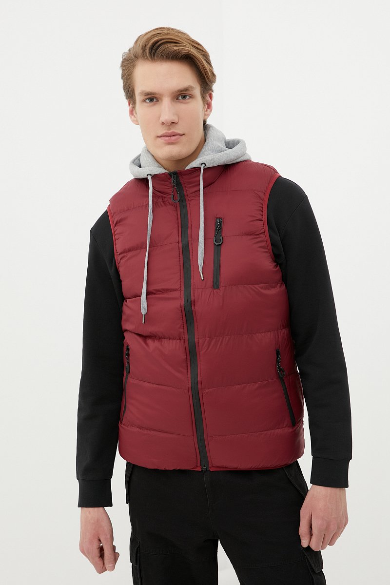 Утепленный мужской жилет стиля casual, Модель FBC21062C, Фото №1