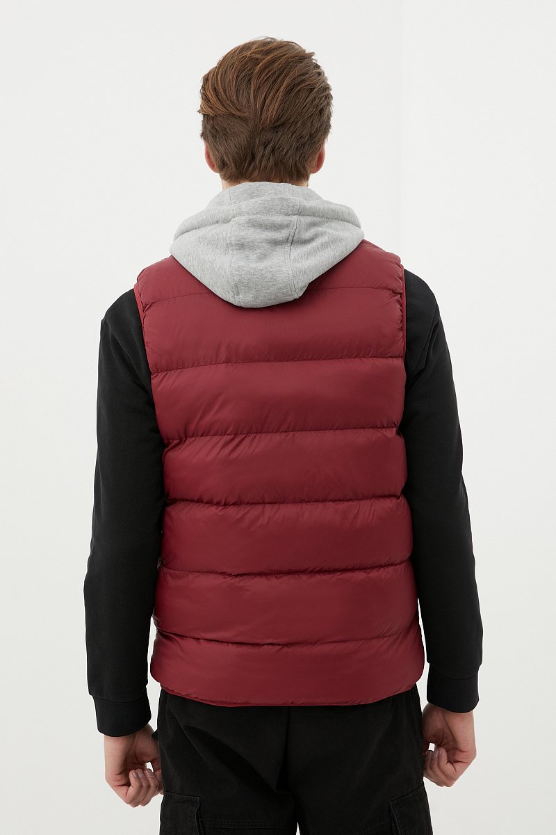 Утепленный мужской жилет стиля casual, Модель FBC21062C, Фото №5