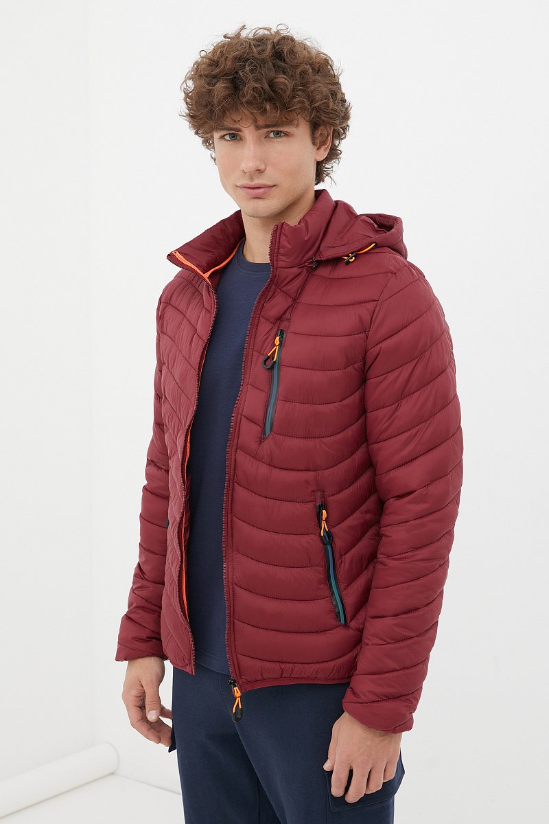 Легкая утепленная куртка мужская, Модель FBC21063C, Фото №3