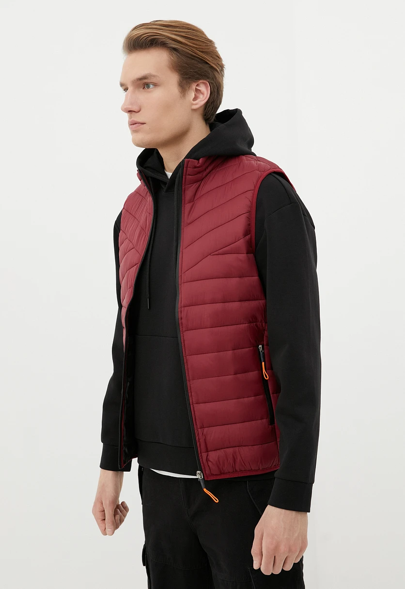 Утепленный мужской жилет стиля casual, Модель FBC21061C, Фото №3