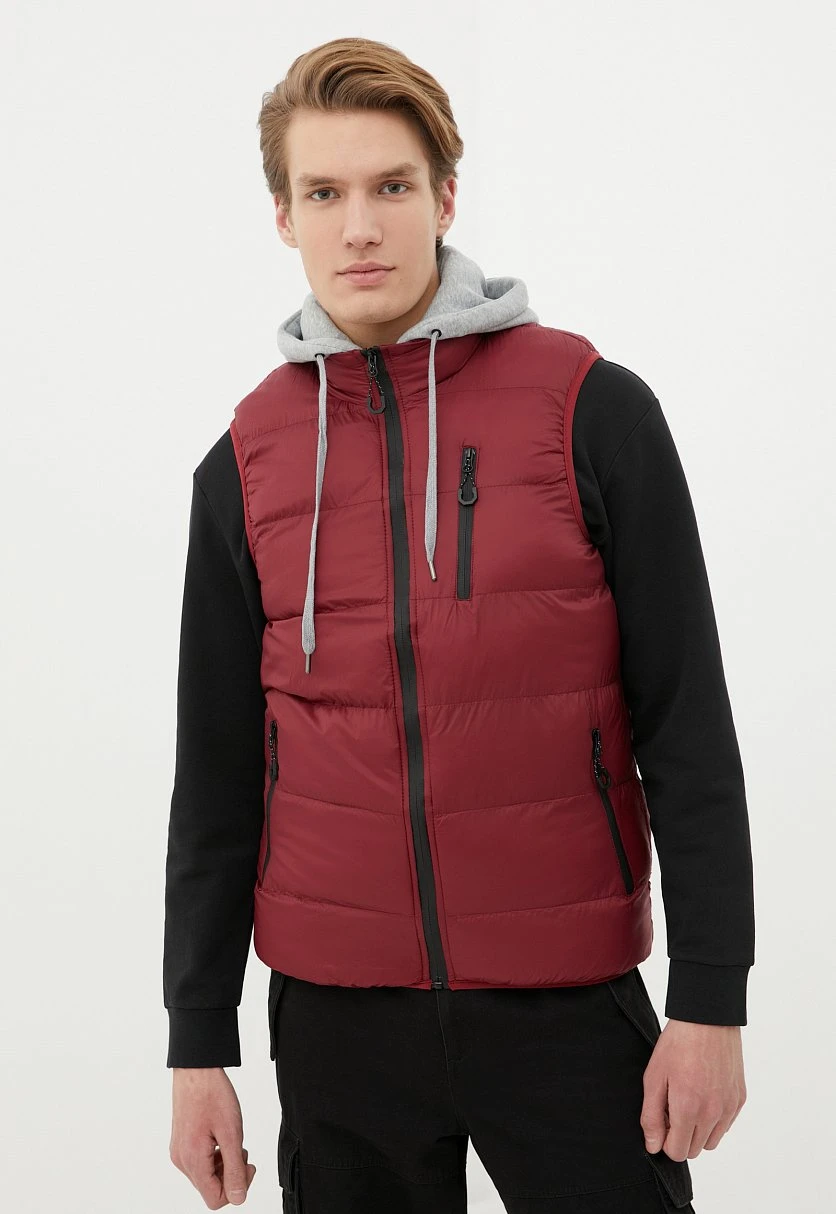 Утепленный мужской жилет стиля casual, Модель FBC21062C, Фото №1