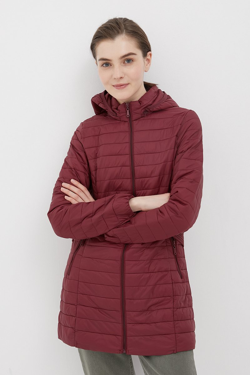 Легкое утепленное пальто женское, Модель FBC110148C, Фото №1