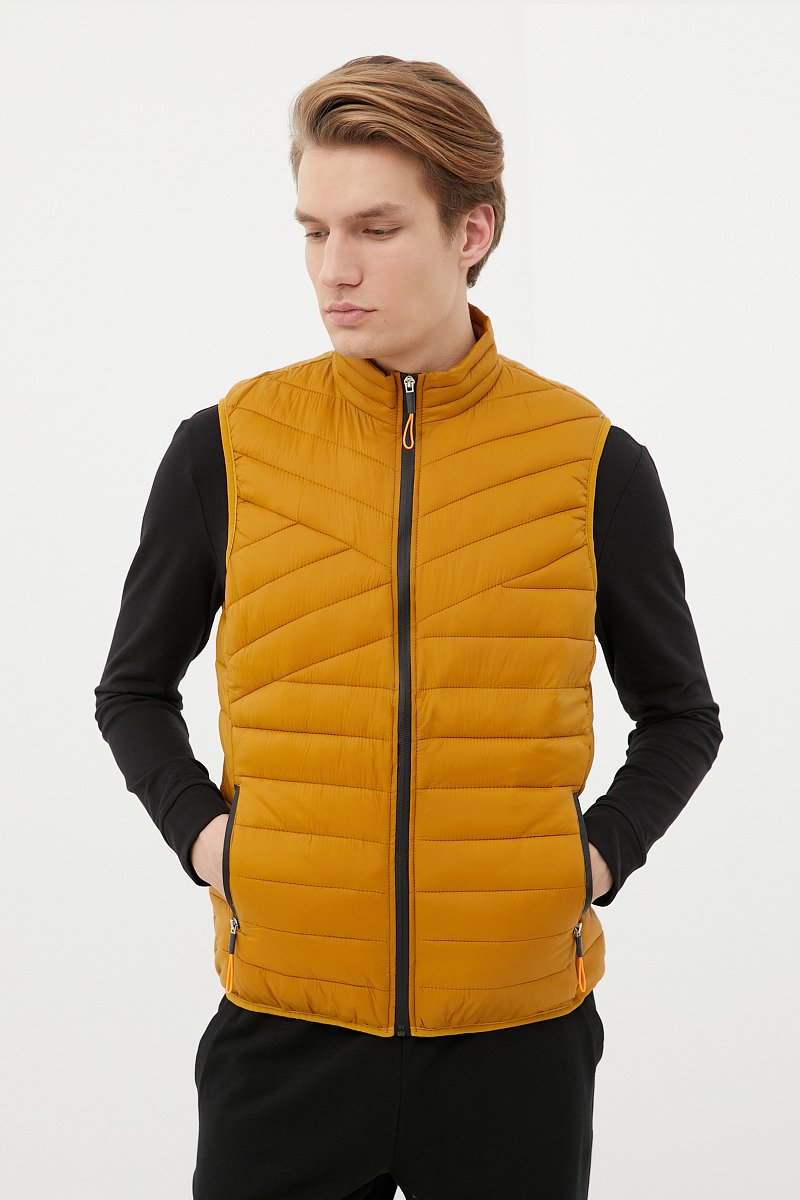 Утепленный мужской жилет стиля casual, Модель FBC21061C, Фото №1