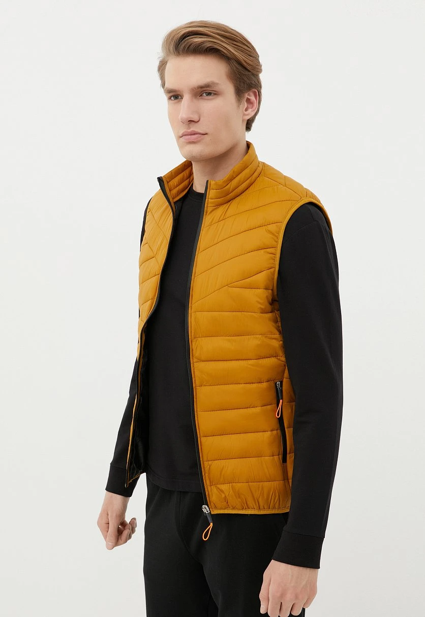 Утепленный мужской жилет стиля casual, Модель FBC21061C, Фото №3