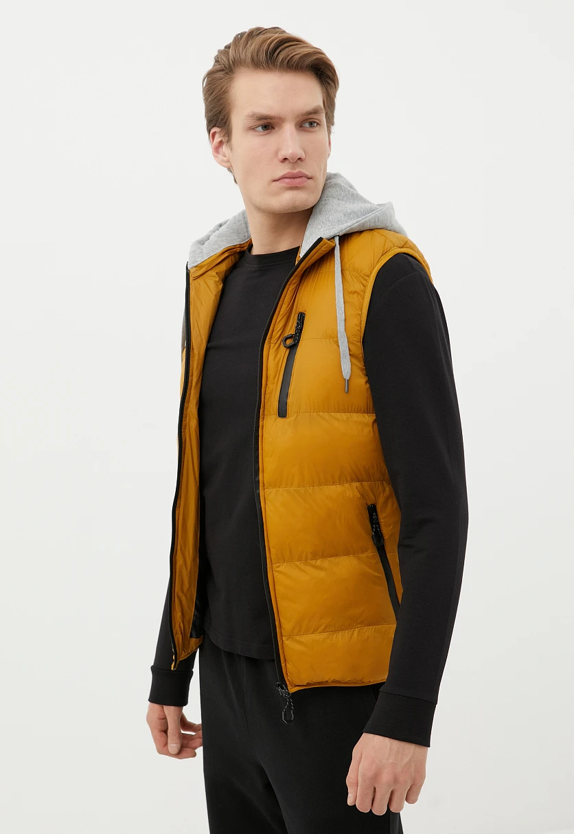 Утепленный мужской жилет стиля casual, Модель FBC21062C, Фото №3