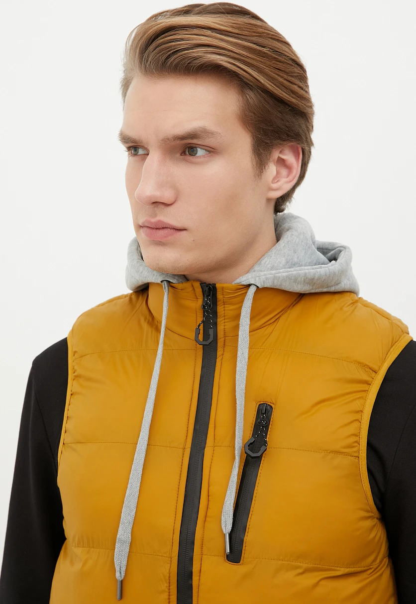 Утепленный мужской жилет стиля casual, Модель FBC21062C, Фото №6