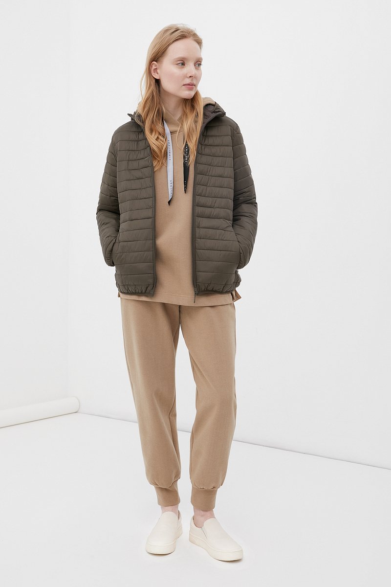 Легкая утепленная куртка женская, Модель FBC110147C, Фото №2
