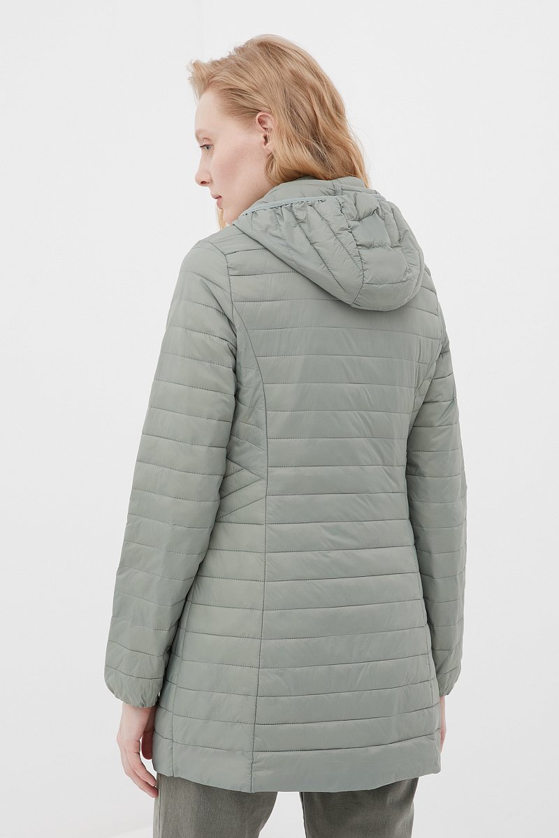 Легкое утепленное пальто женское, Модель FBC110148C, Фото №5