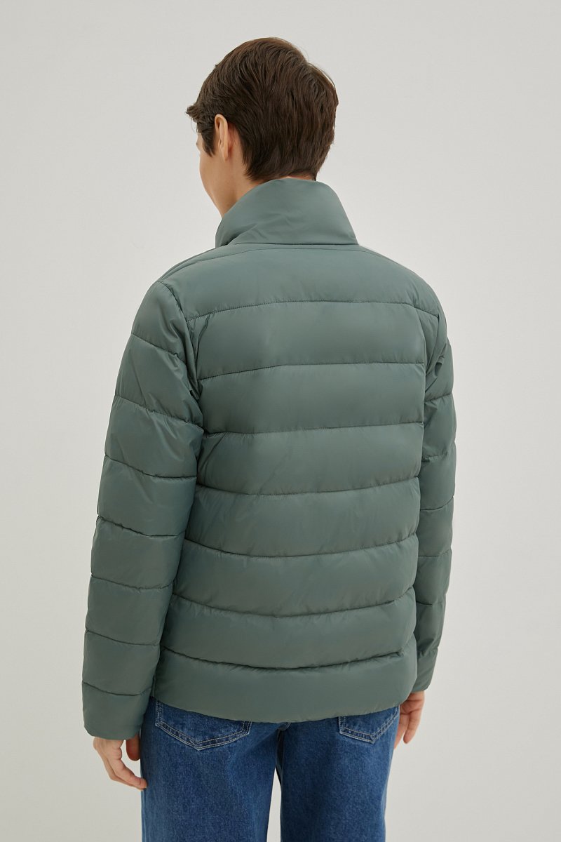 Стеганая куртка с воротником-стойкой, Модель FBC110131, Фото №5