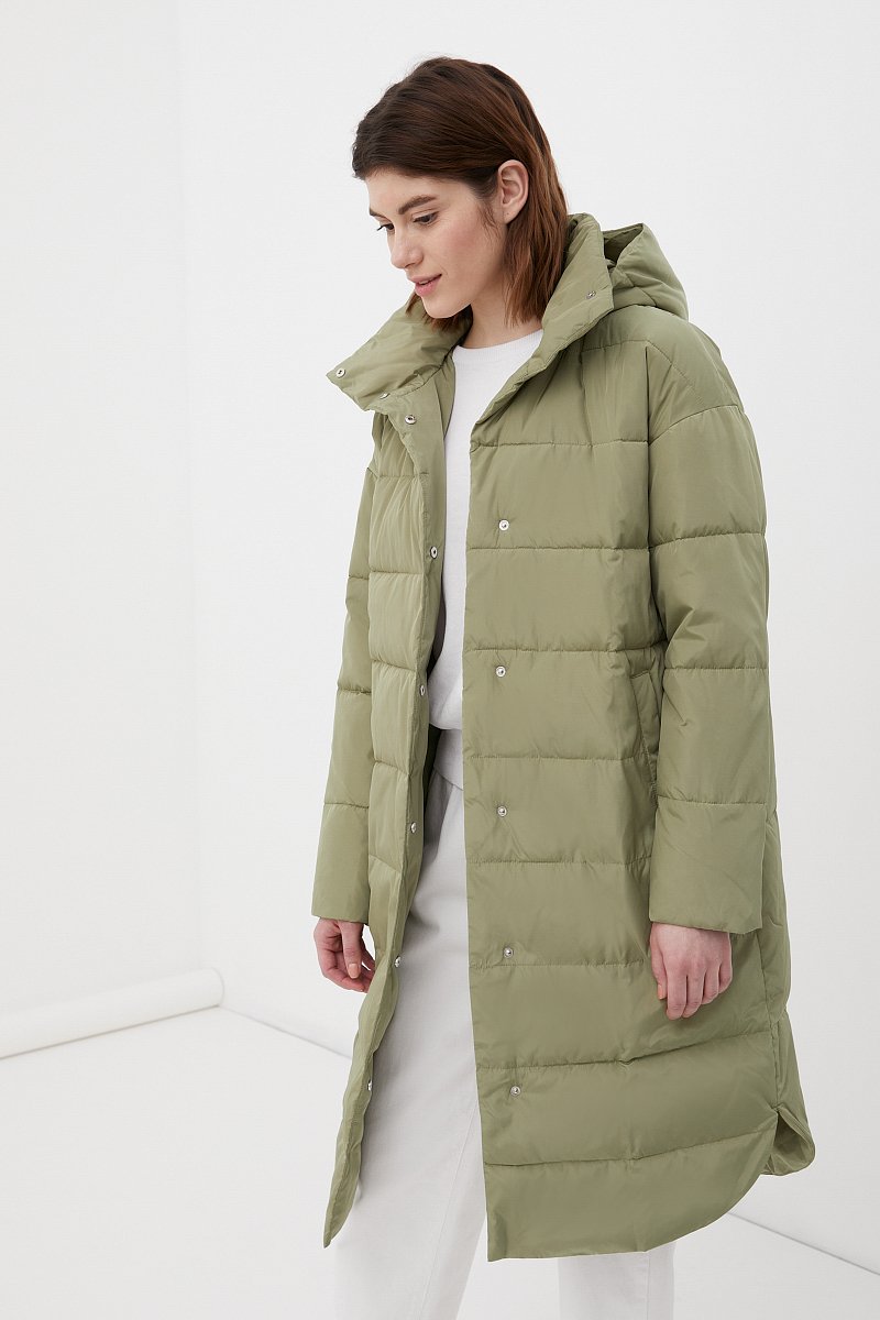 Утепленное пальто женское, Модель FBC11020, Фото №3