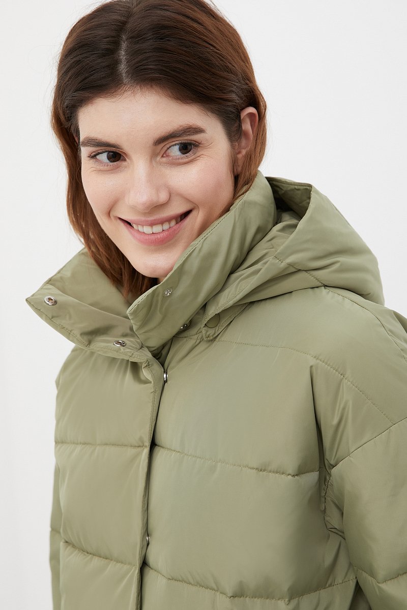 Утепленное пальто женское, Модель FBC11020, Фото №5
