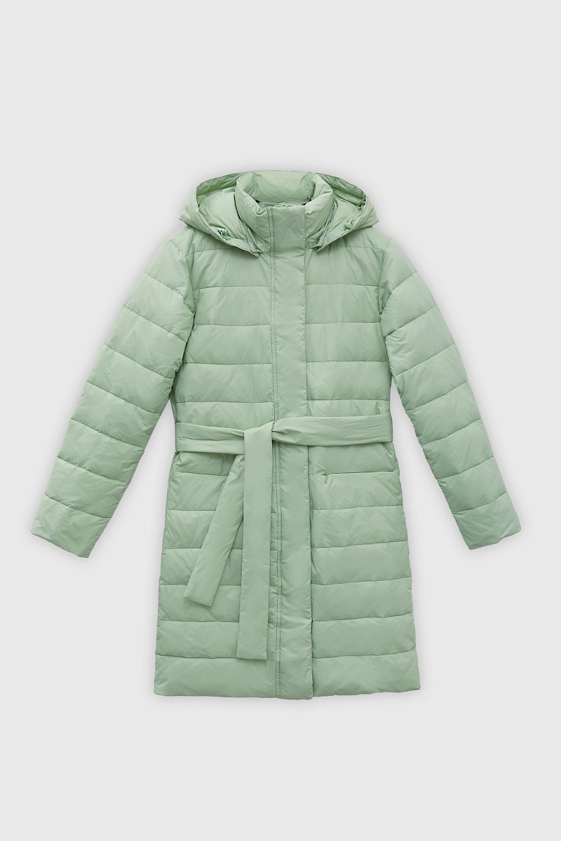 Утепленное стеганое пальто, Модель FBC11004, Фото №9