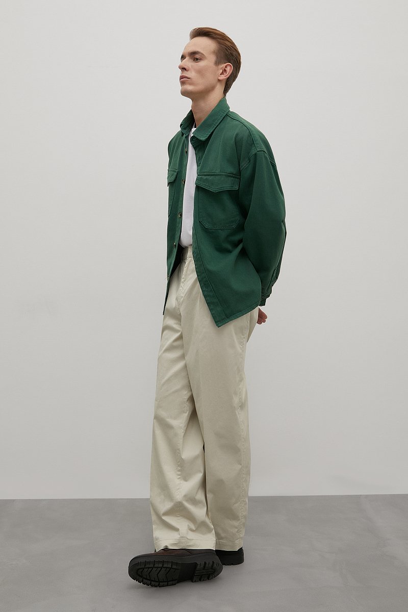 Рубашка мужская из денима, Модель FBC25007, Фото №2