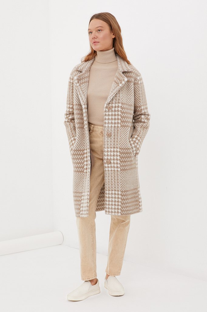 Трикотажное пальто женское, Модель FBC11150, Фото №2