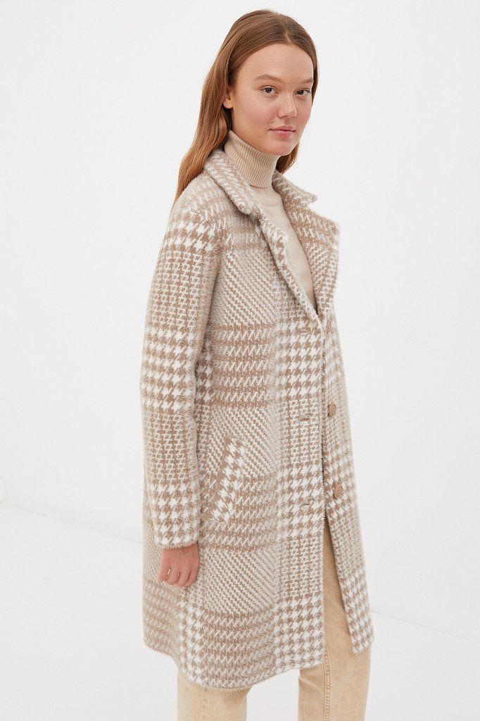 Трикотажное пальто женское, Модель FBC11150, Фото №3