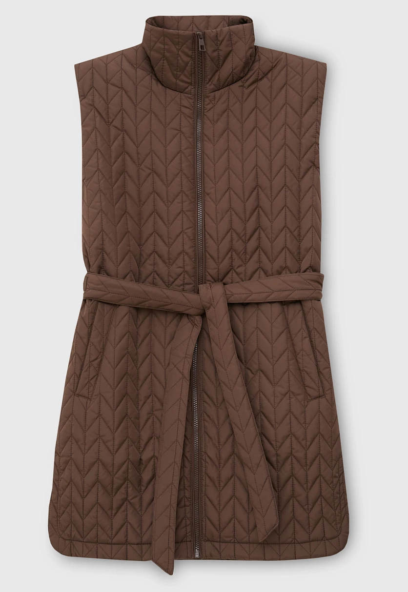 Утепленный женский жилет стиля casual, Модель FBC11028, Фото №7