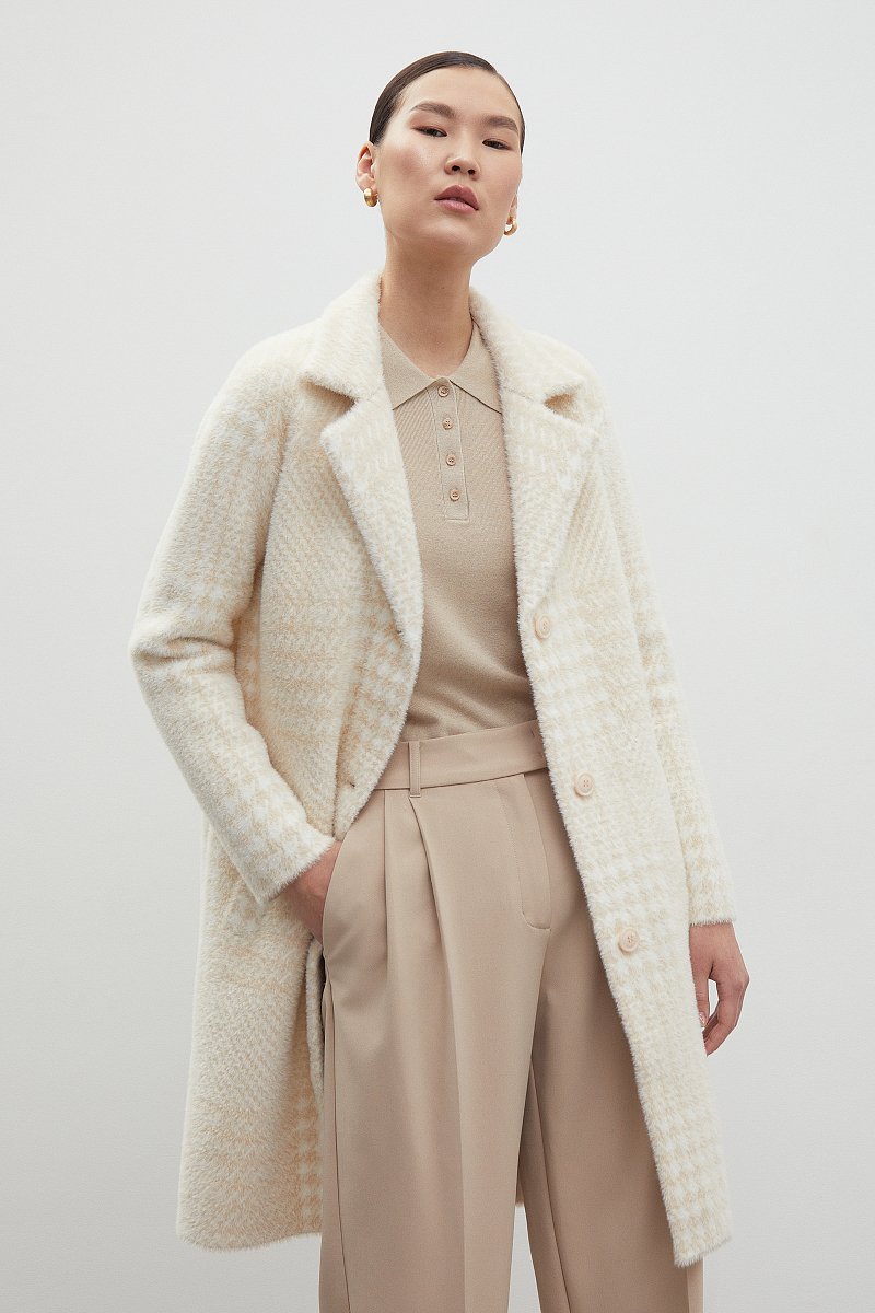 Трикотажное пальто женское, Модель FBC11150, Фото №1