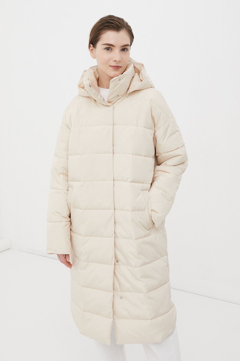 Утепленное пальто женское, Модель FBC11020, Фото №1