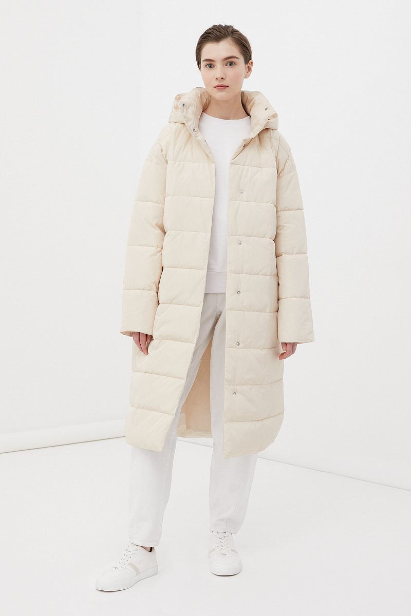 Утепленное пальто женское, Модель FBC11020, Фото №2