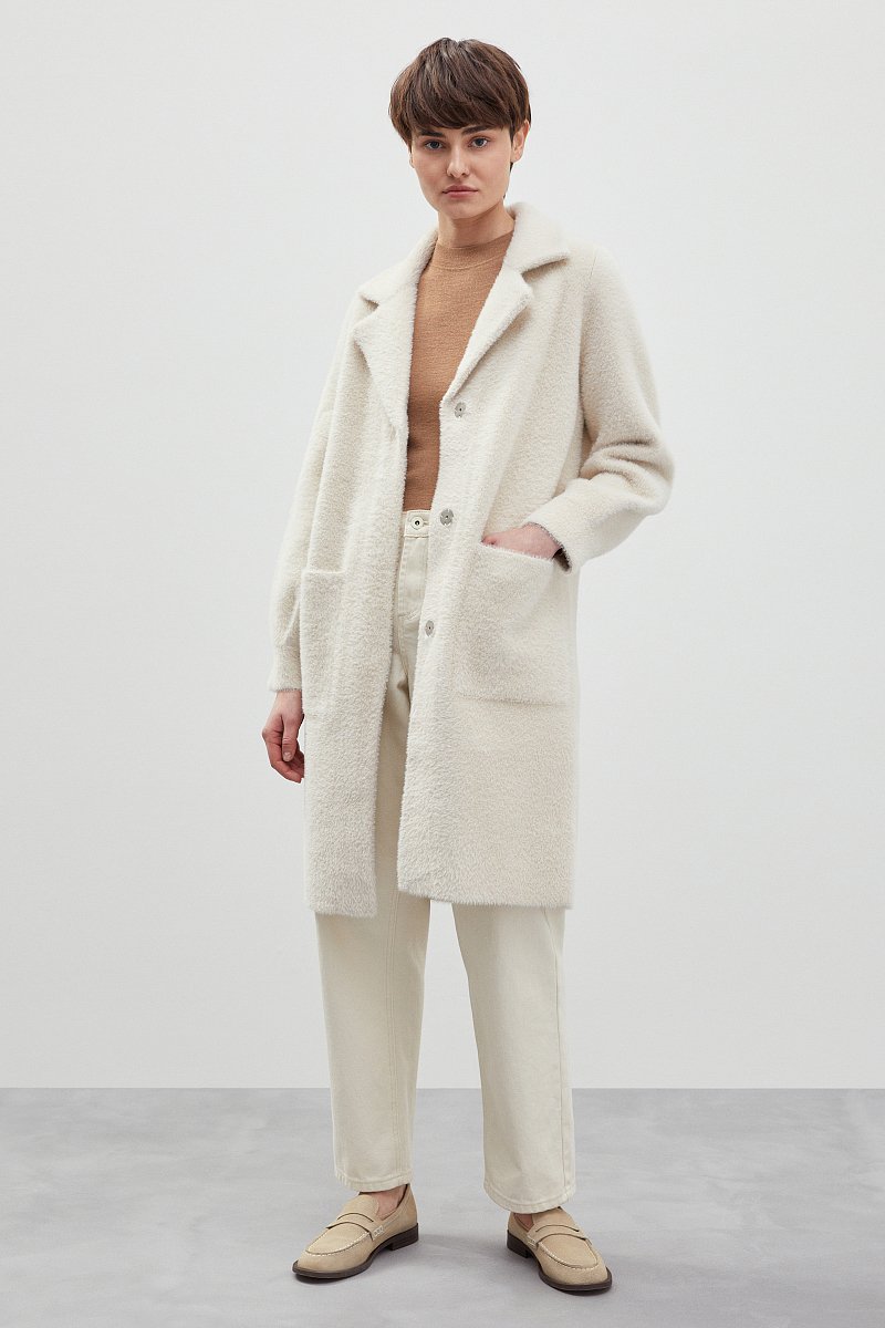 Трикотажное пальто женское, Модель FBC11149, Фото №2
