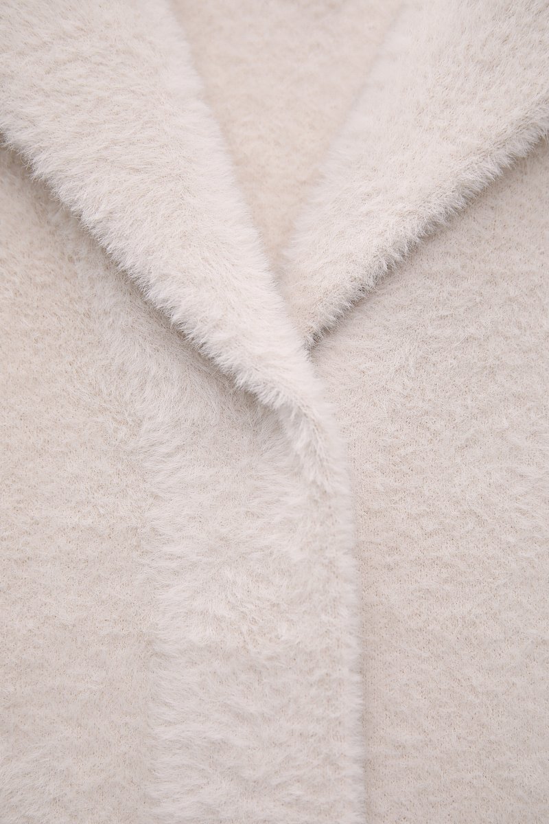 Трикотажное пальто-кардиган с добавлением вискозы, Модель FBC11149, Фото №6