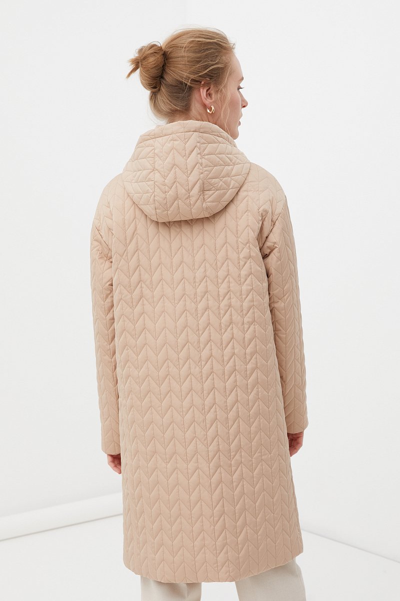 Стеганое пальто женское, Модель FBC11023, Фото №5