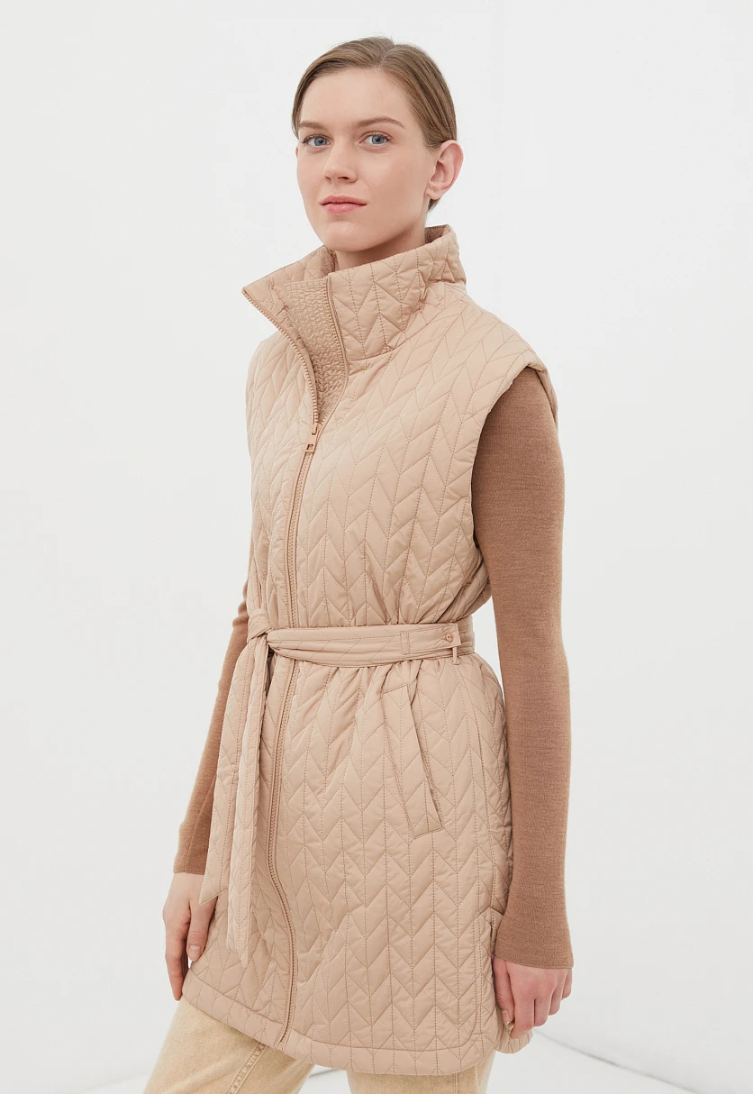 Утепленный женский жилет стиля casual, Модель FBC11028, Фото №3