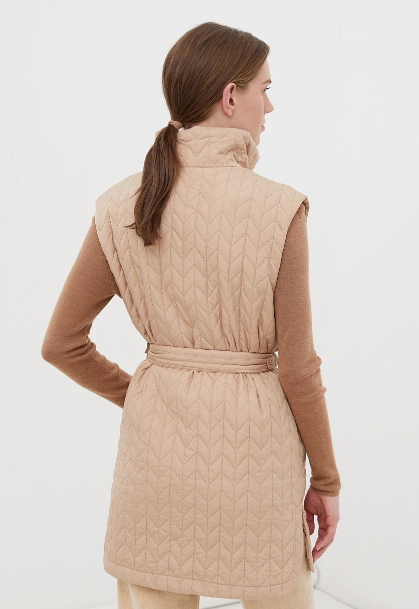 Утепленный женский жилет стиля casual, Модель FBC11028, Фото №4