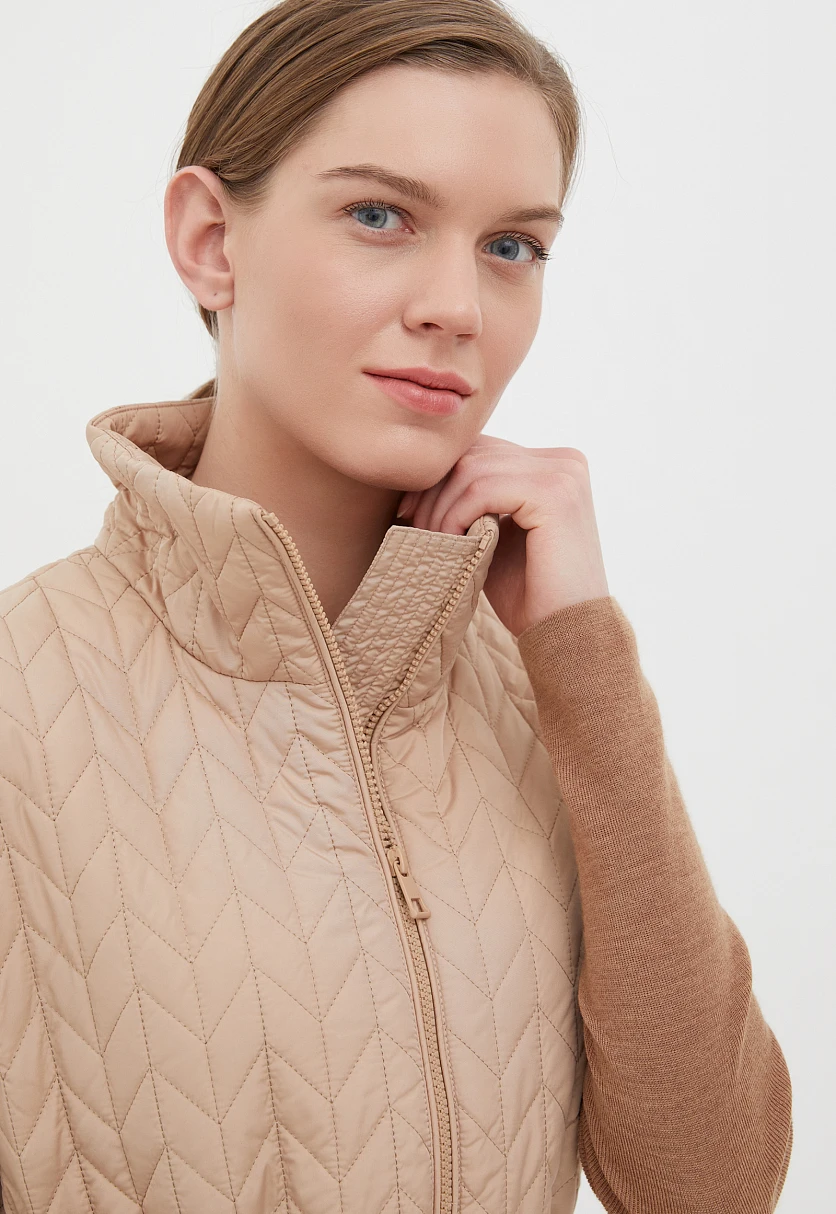 Утепленный женский жилет стиля casual, Модель FBC11028, Фото №5